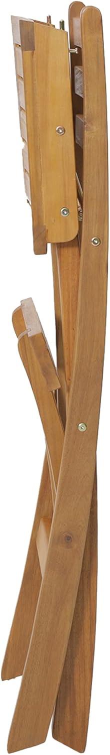 Christopher Knight Home Tundra Outdoor Foldable Wood Barstool Set, 2-Pcs Set, Natural