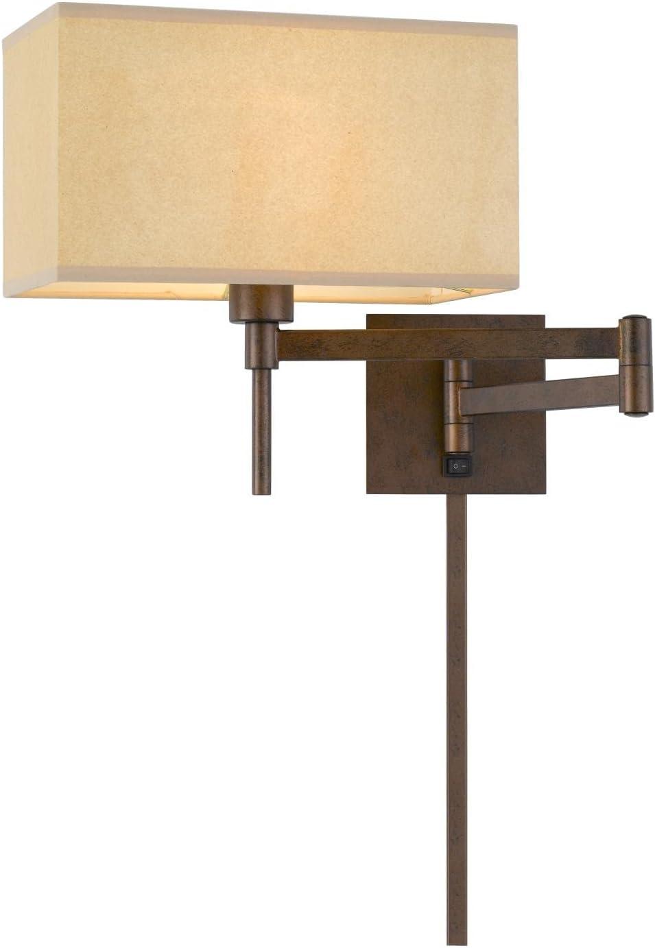 Cal Lighting Robson Wall Swing Arm Reading Lamp