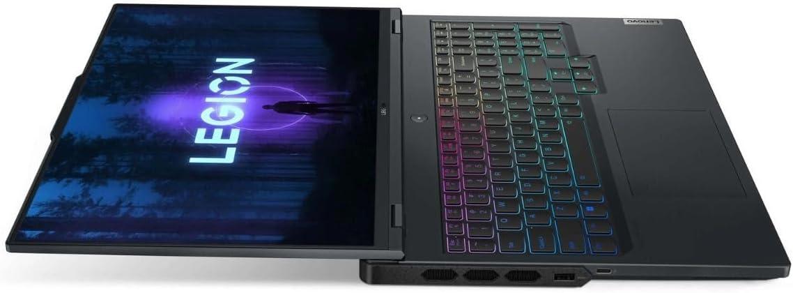Lenovo Legion Pro 7 16IRX9H 83DE - Intel Core i9 - i9-14900HX / up to 5.8 GHz - Win 11 Pro - GeForce RTX 4090 - 32 GB RAM - 1 TB SSD NVMe x 2 - 16" IPS 2560 x 1600 (WQXGA) @ 240 Hz - Gigabit Ethernet - Wi-Fi 6E, Bluetooth - eclipse black - kbd: US English - with 3 Years Legion Ultimate Support with Onsite