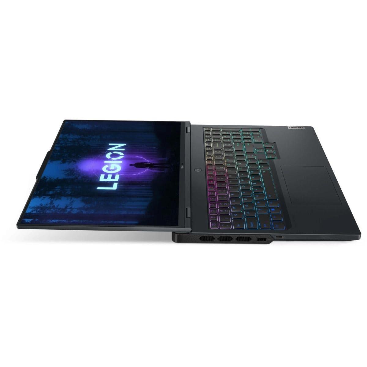 Lenovo Legion Pro 7 16IRX9H 83DE - Intel Core i9 - i9-14900HX / up to 5.8 GHz - Win 11 Pro - GeForce RTX 4090 - 32 GB RAM - 1 TB SSD NVMe x 2 - 16" IPS 2560 x 1600 (WQXGA) @ 240 Hz - Gigabit Ethernet - Wi-Fi 6E, Bluetooth - eclipse black - kbd: US English - with 3 Years Legion Ultimate Support with Onsite