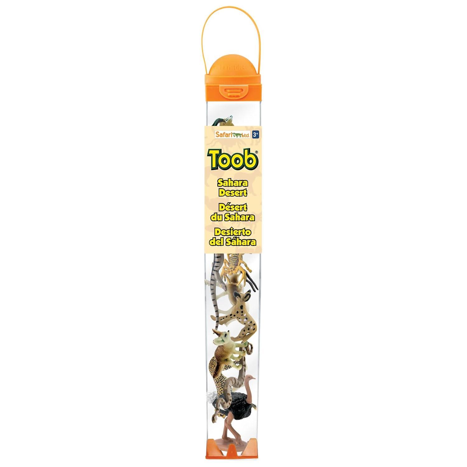 Sahara Desert Animal Figurines Set with Hand-Painted Details