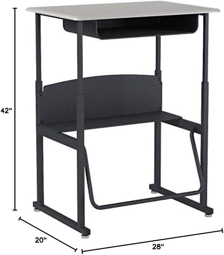Safco Products Company AlphaBetter® Metal Adjustable Height Open Front Desk
