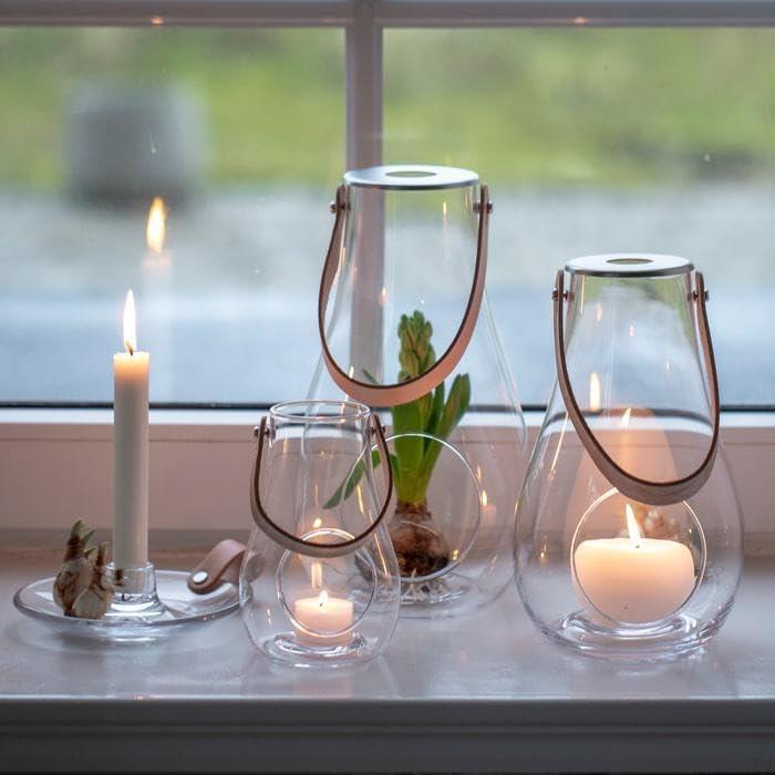 Glass Tabletop Lantern