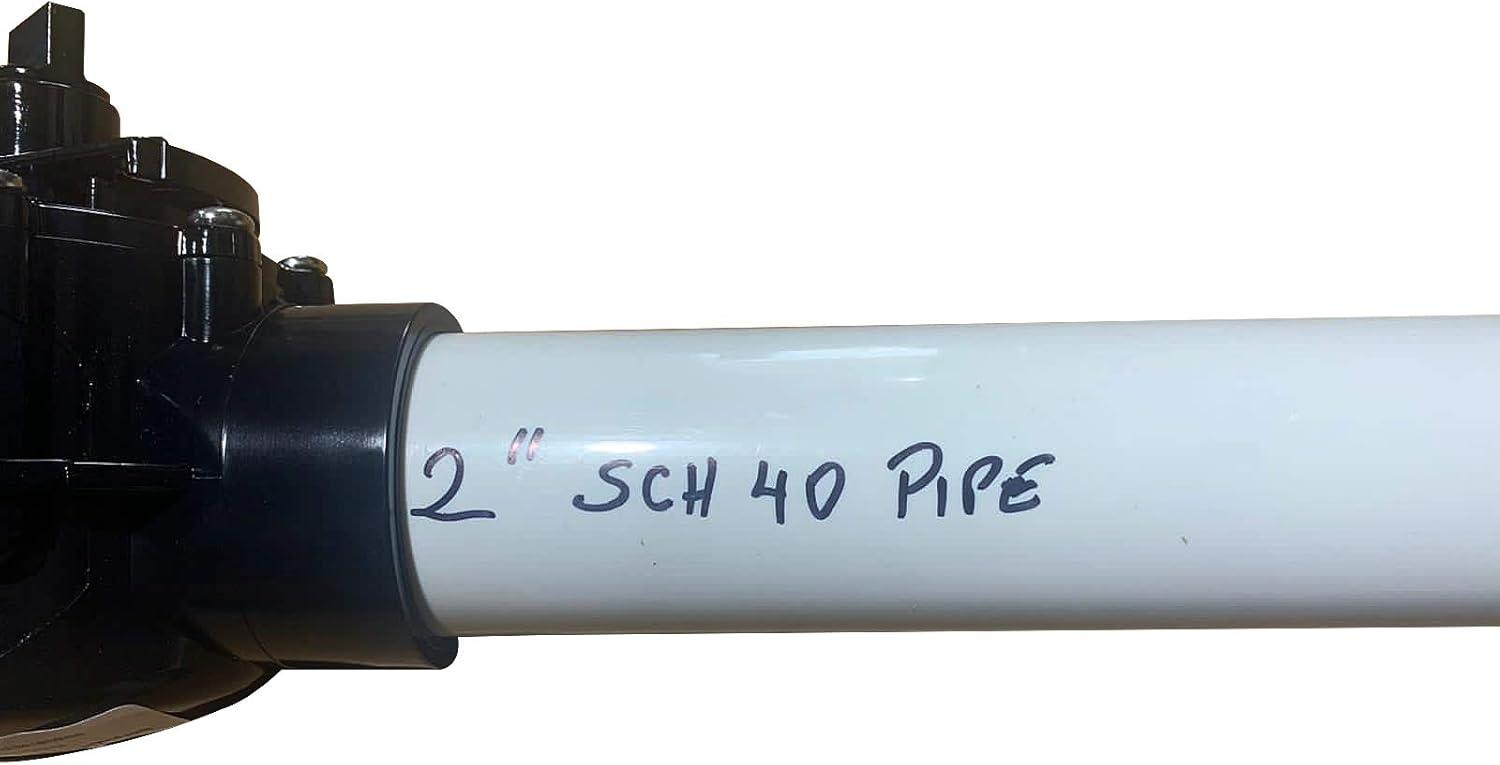FibroPool Swimming Pool Check Valve - 2 Inch - 2 Way - Positive Seal & Non Lube Replacement Valve for Pools and Spas