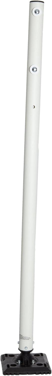 Brady 5 ft White Polypropylene Heavy Duty Flexible Sign Mounting Post