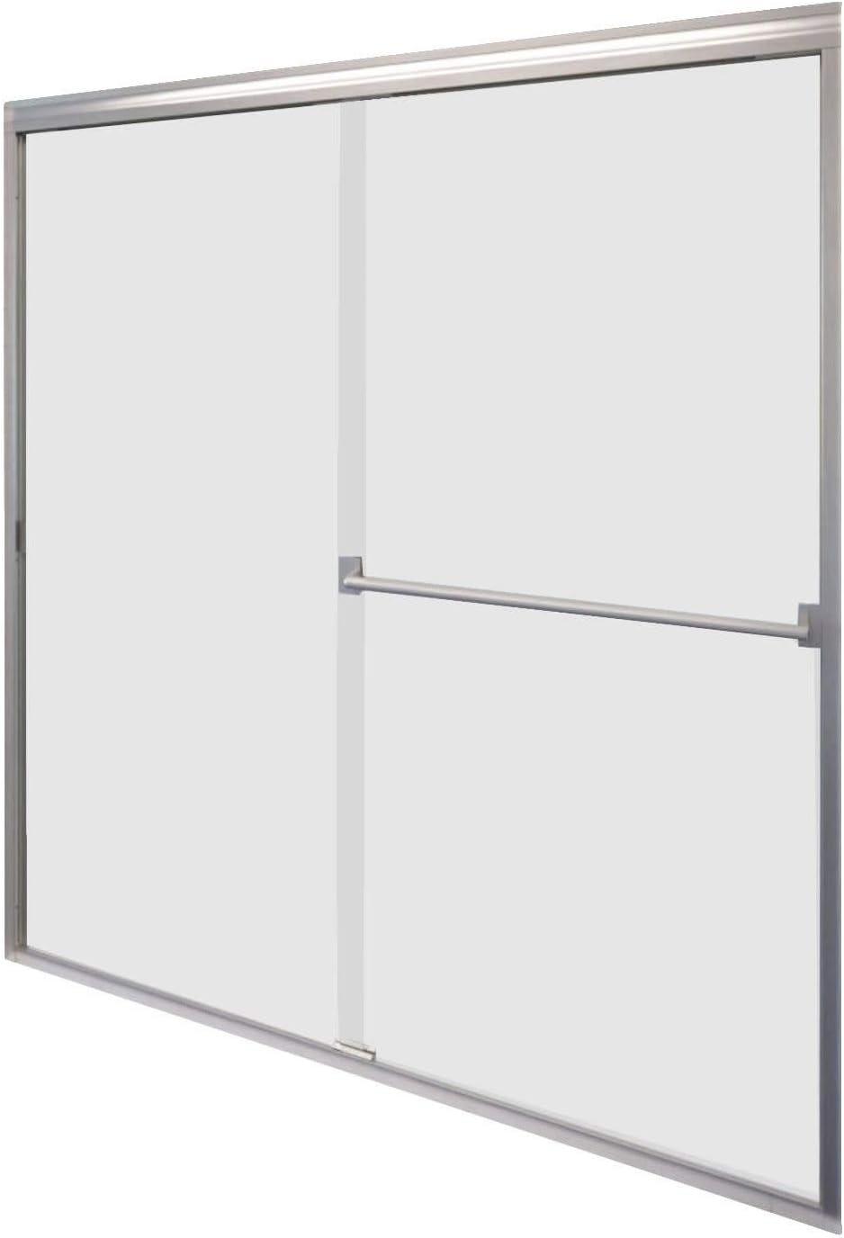 Classic 56" x 70" Frameless Bypass Sliding Shower Door