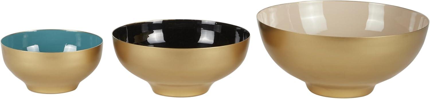 Wally Metal Decorative Bowl - Set of 3