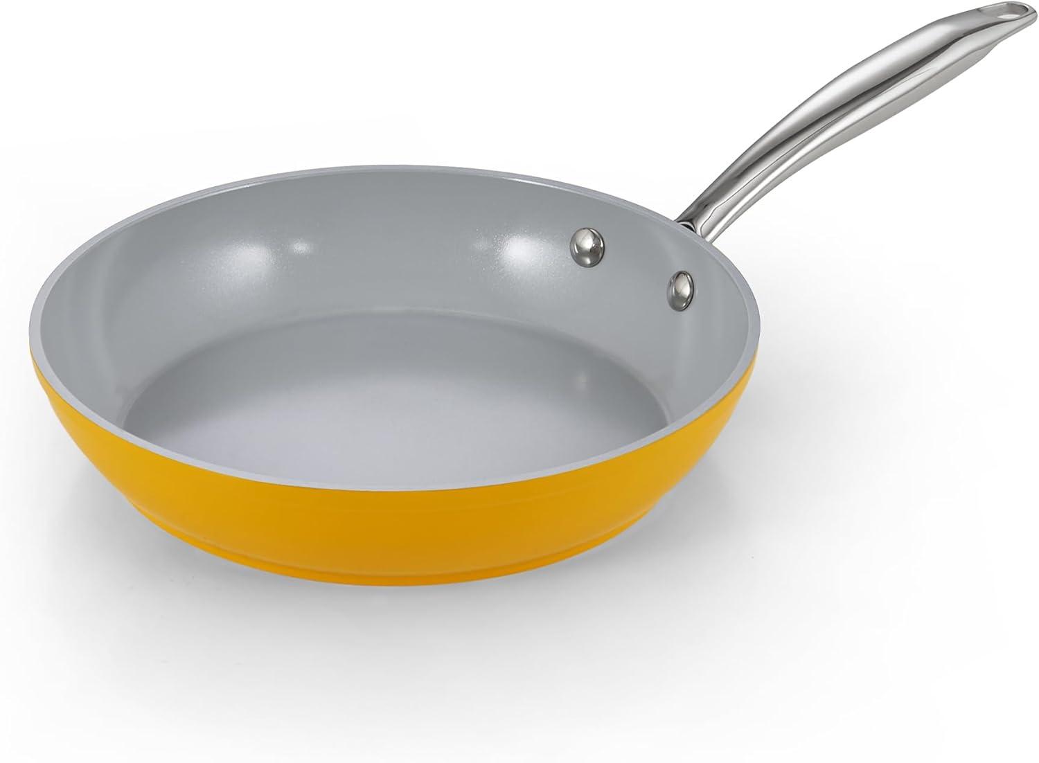 Cook N Home Cook N Home 9.5-inch Non Stick Frying Pan Skillet Hard Anodized Healthy Ceramic Nonstick Cookware