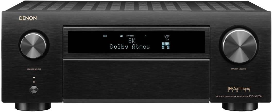 Denon AVR-X6700H 11.2-Channel 8K Home Theater Receiver with 3D Audio and  Voice Control Voice Control