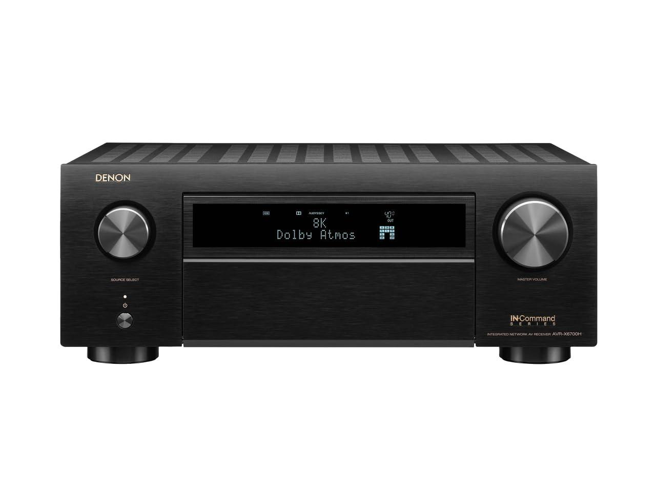 Denon AVR-X6700H 11.2-Channel 8K Home Theater Receiver with 3D Audio and  Voice Control Voice Control