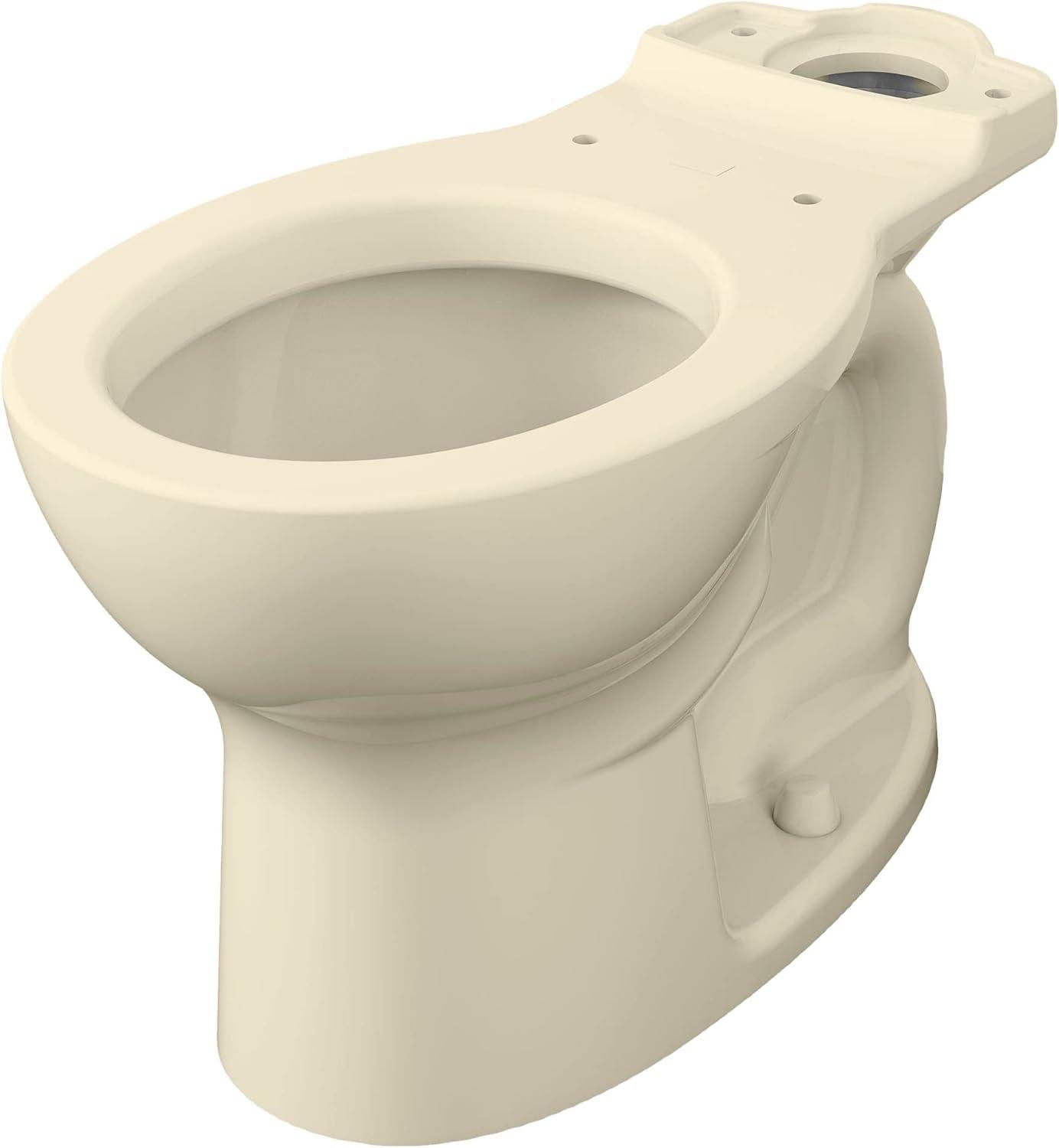 Bone Round Front High Efficiency Vitreous China Toilet Bowl