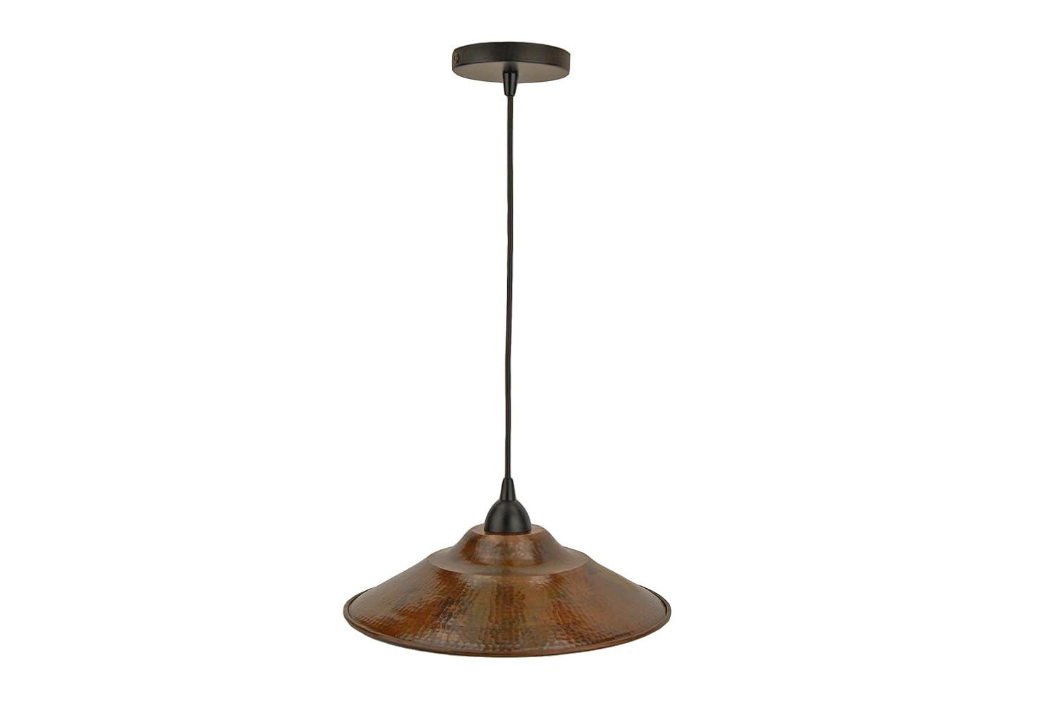 Premier Copper Products L400DB 3 in. Pendant Light Hand Hammered Copper