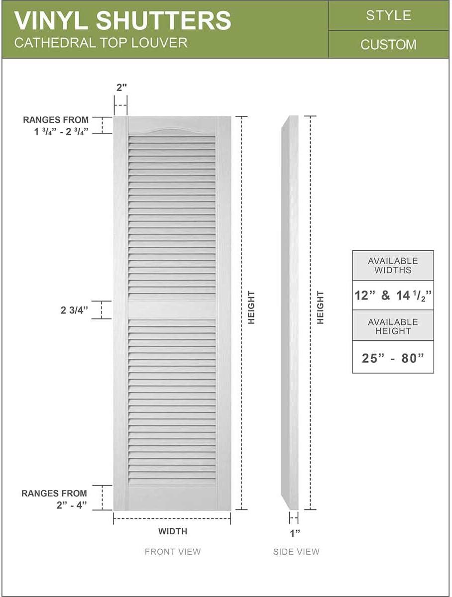 Mid America Mid-America Louvered Shutters