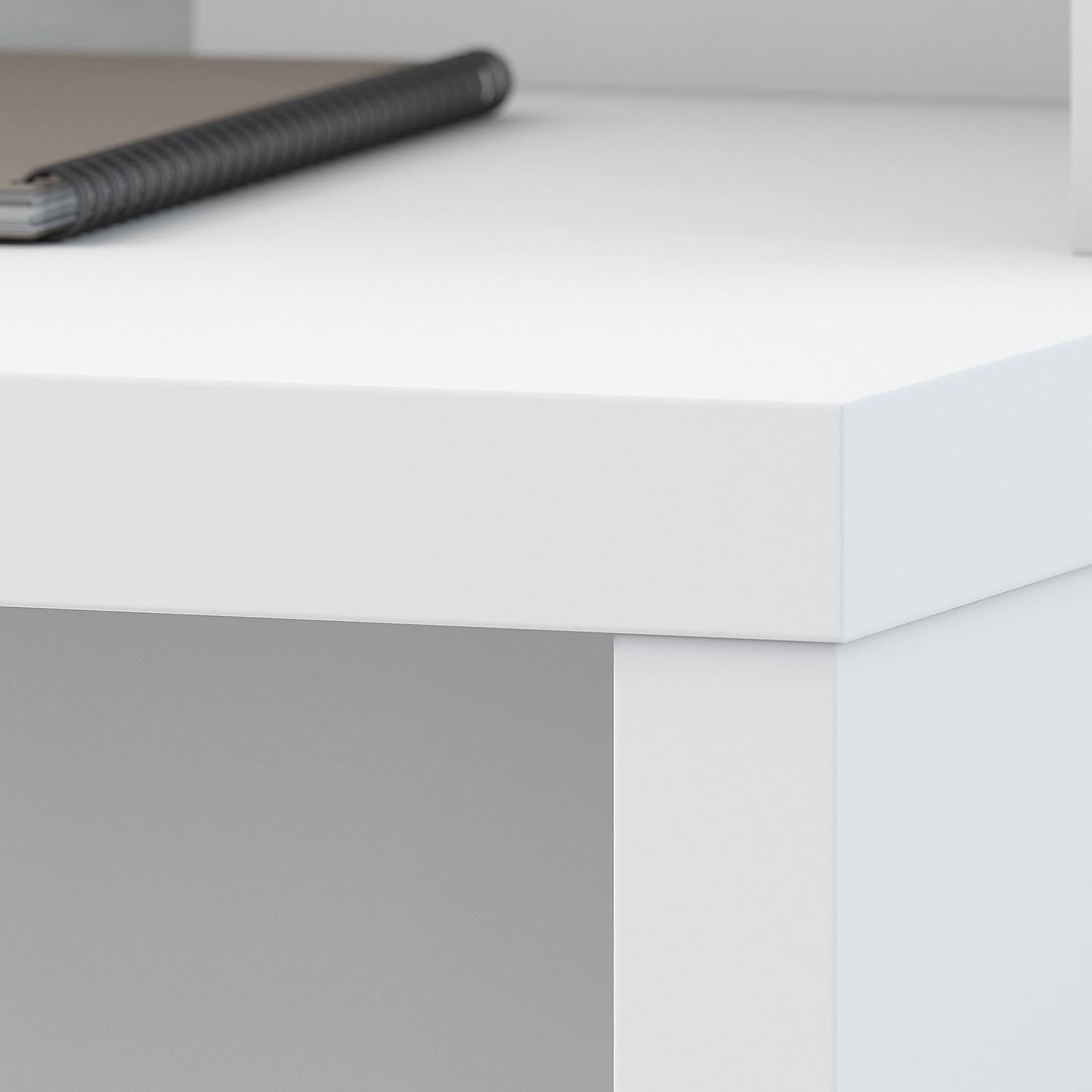 Echo 2-Piece L-Shape Computer Desk Office Set with Hutch