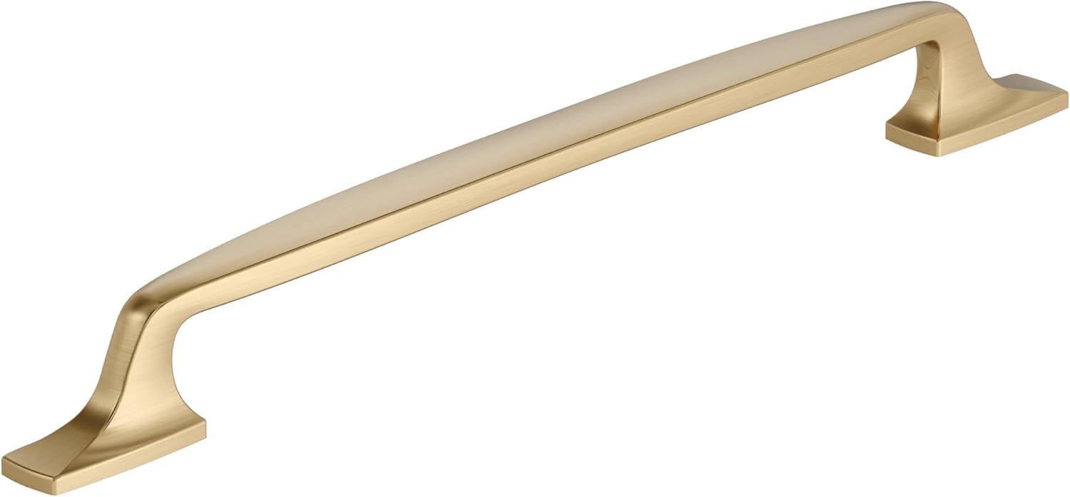 Amerock Highland Ridge 10-1/16 inch (256mm) Center-to-Center Champagne Bronze Cabinet Pull