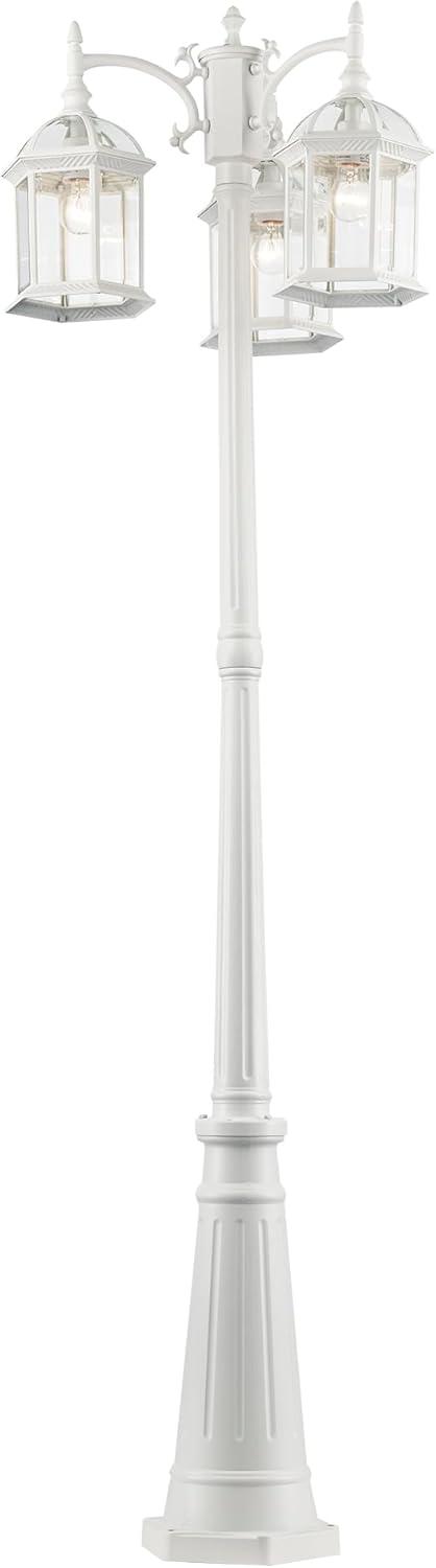 Trans Globe Lighting 4189 3 Light Outdoor Post Lantern - Black