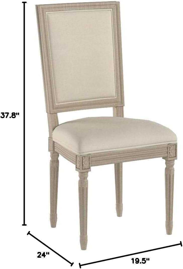 Buchanan 19''H French Brasserie Rectangle Side Chair (Set of 2)  - Safavieh