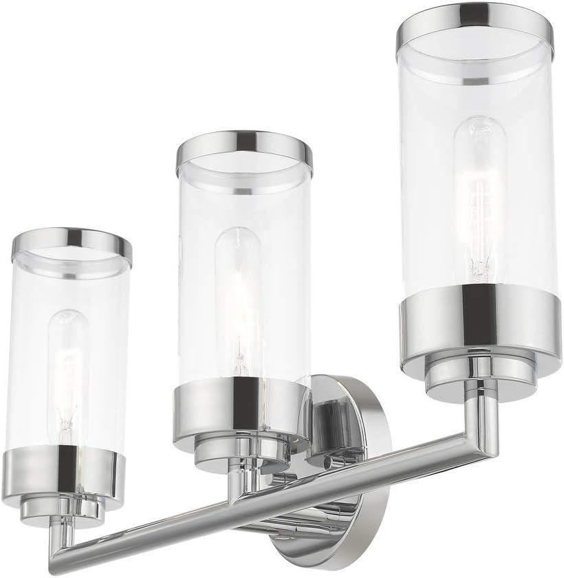 Livex Lighting Hillcrest 3 - Light Vanity in  Polished Chrome