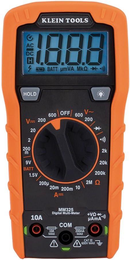Klein Tools MM325 600V Manual-Ranging Digital Multimeter
