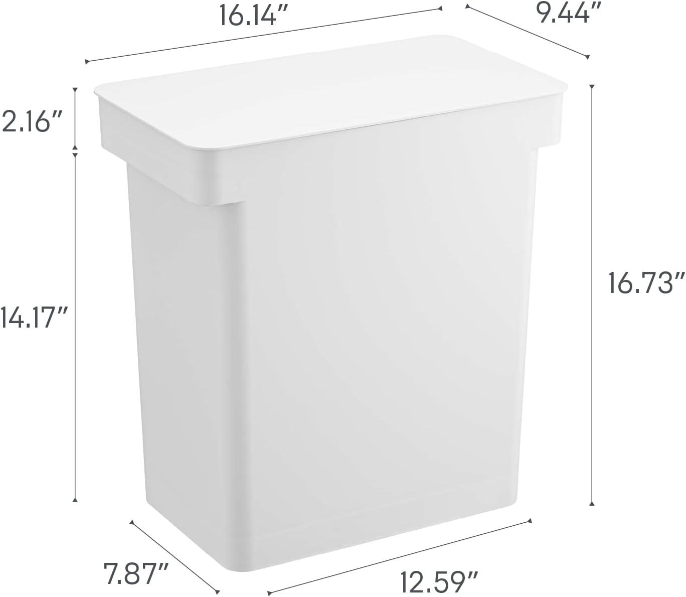 Yamazaki Home Tower 6.6 Manual Lift Trash Can