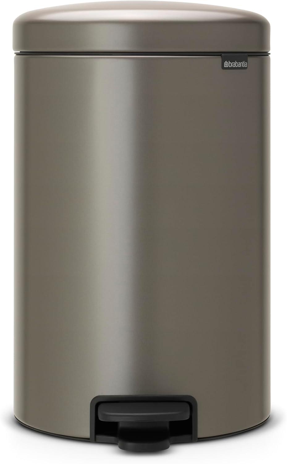 Brabantia Newicon Step On Trash Can, 5.3 Gallon (20 Liter)