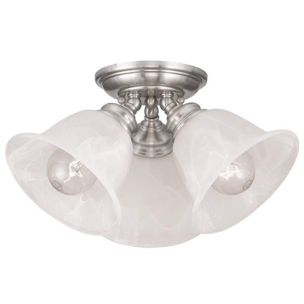 Livex Lighting Essex Ceiling Mount in Brushed Nickel