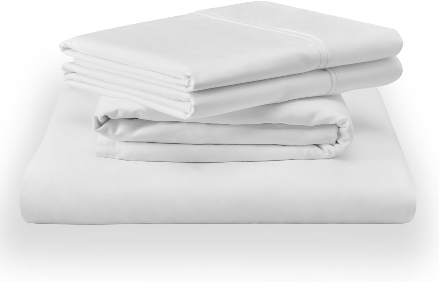 Tempur-Pedic Tempur Classic Cotton Adult Fitted Sheet Set White, Queen