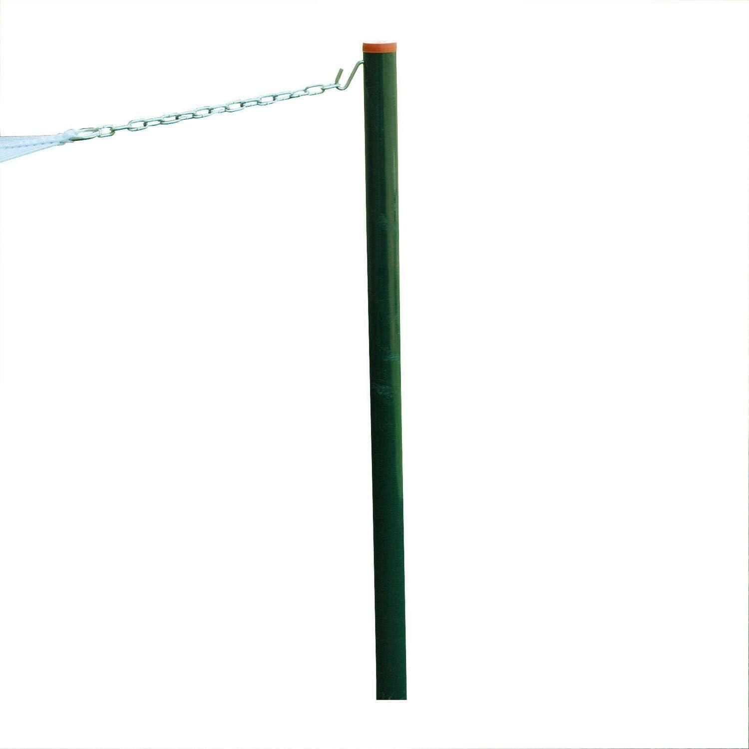 Removable "In Ground" Hammock Post: Algoma Steel Accessory with Weatherproof Coating, 325 lbs Capacity