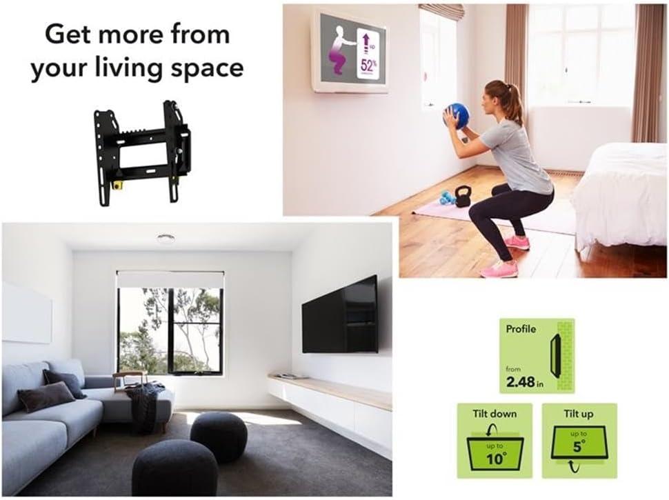 EL201B - TV WALLMOUNT 25-39IN TILT 55LB