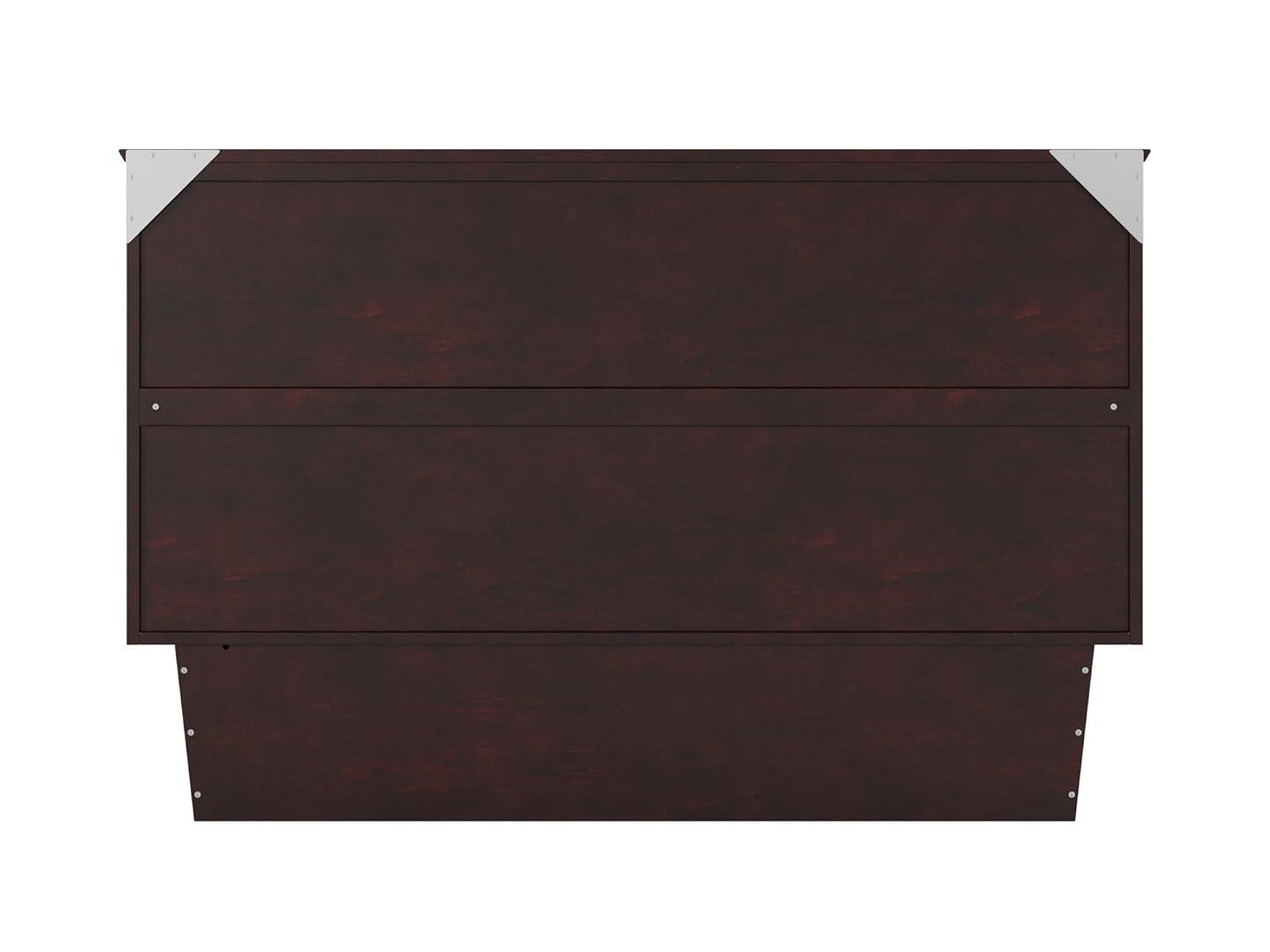 Queen Monroe Murphy Bed Chest with Memory Foam Mattress - AFI