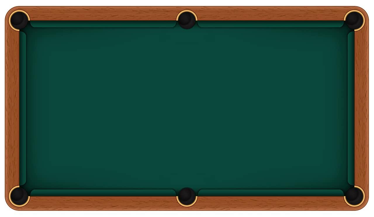 Accu-Play Worsted Fast Speed Pre Cut For 8' Table Pool Felt - Billiard Cloth Spruce Green