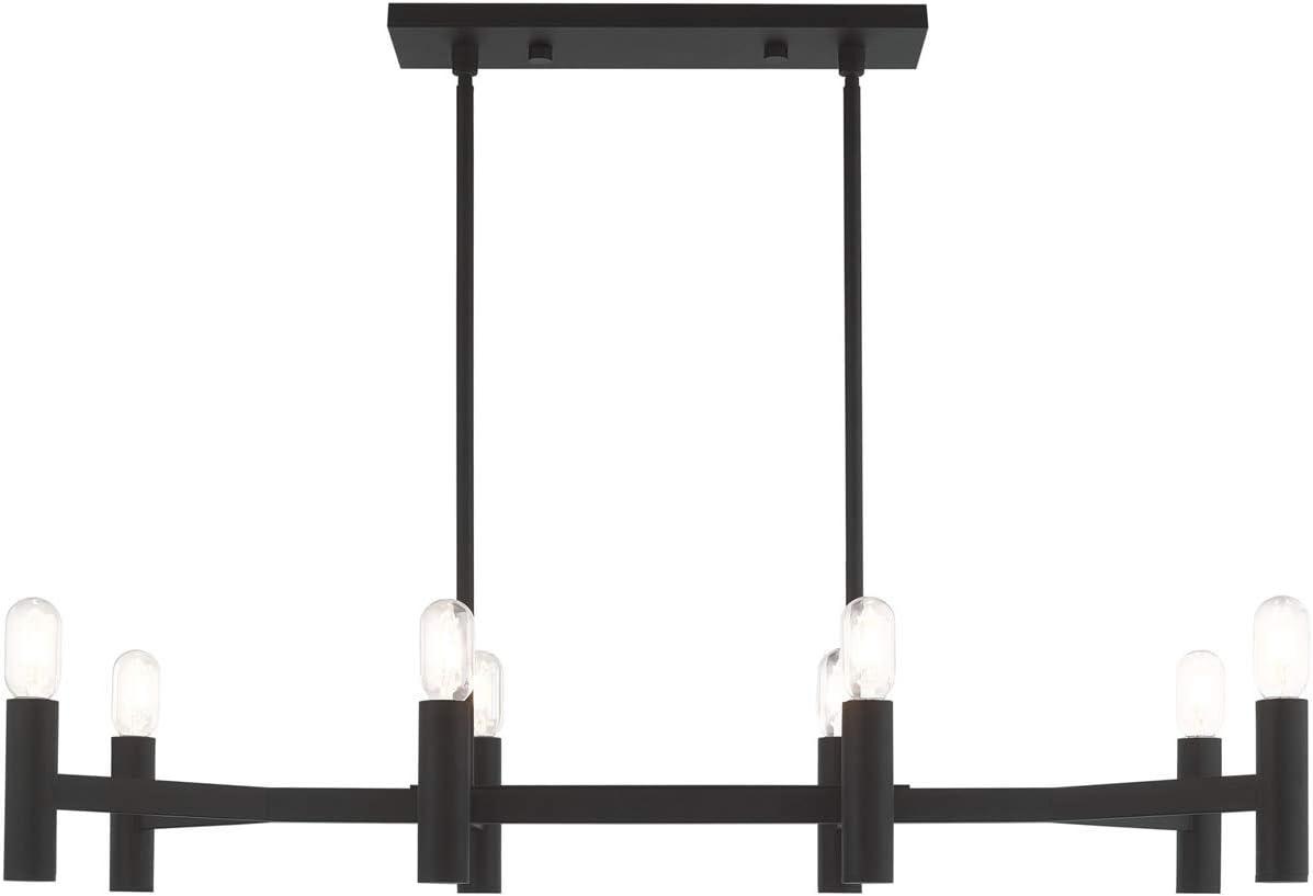 Livex Lighting Copenhagen 8 - Light Chandelier in  Black