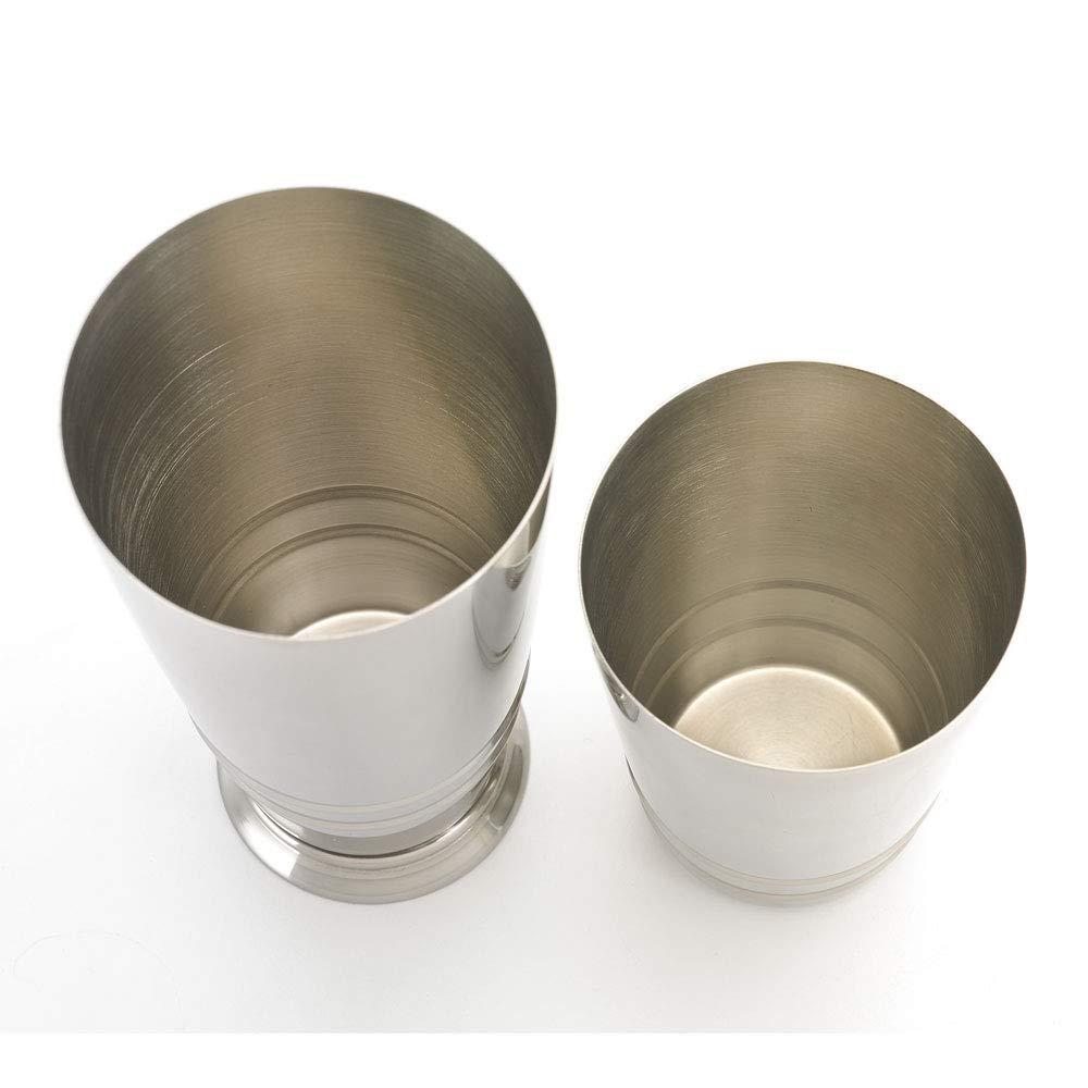 Mirror Finish Silver Stainless Steel Cocktail Shaker Set