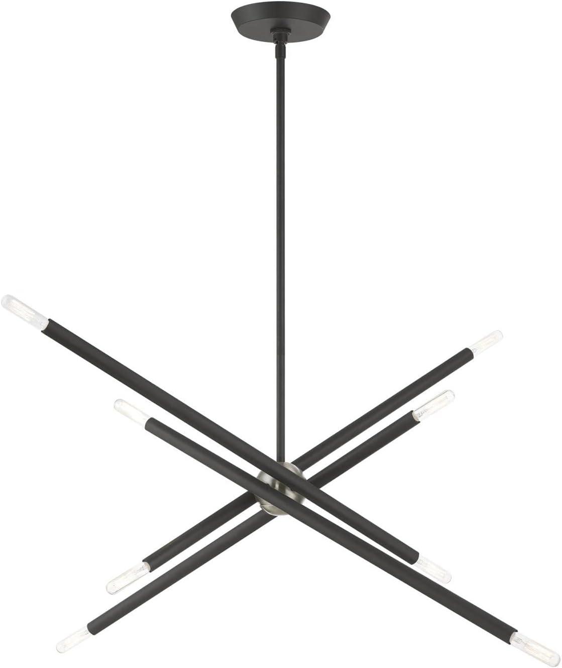 Livex Lighting Soho 8 - Light Chandelier in  Scandinavian Gray