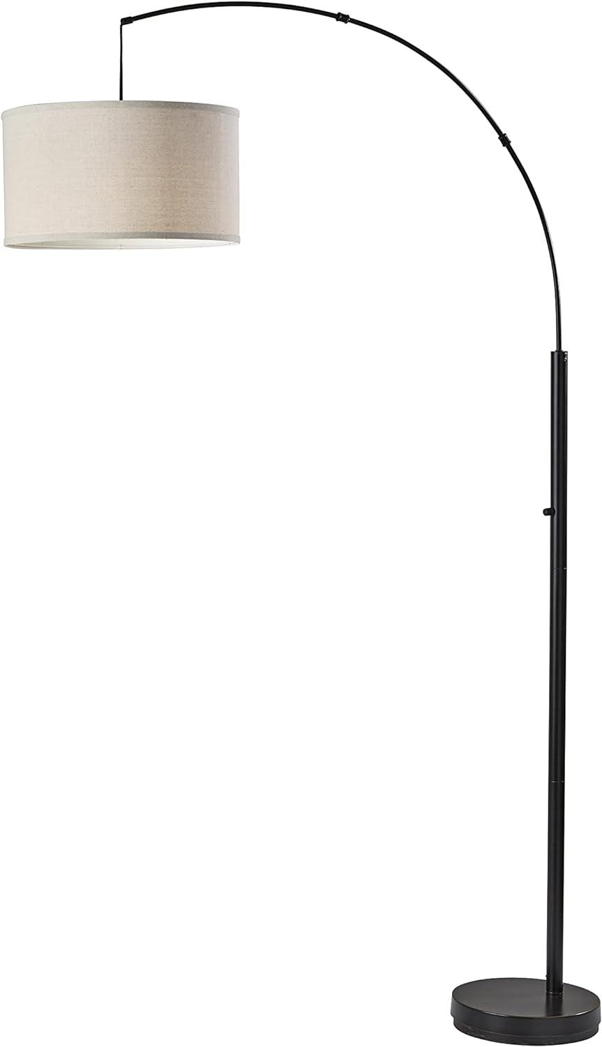 Payton Metal Arc Floor Lamp (74")