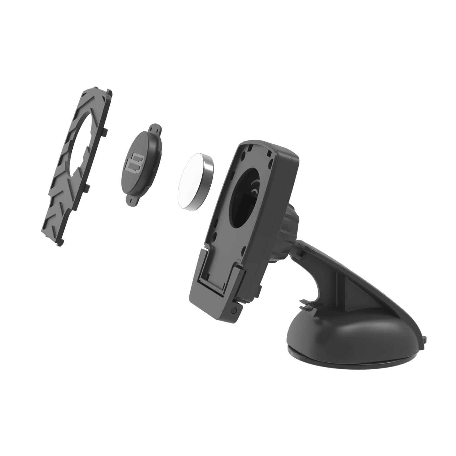 Bracketron Quik Magnet Ultra Dash Mount - Magnetic Dashboard Window Windshield Mount