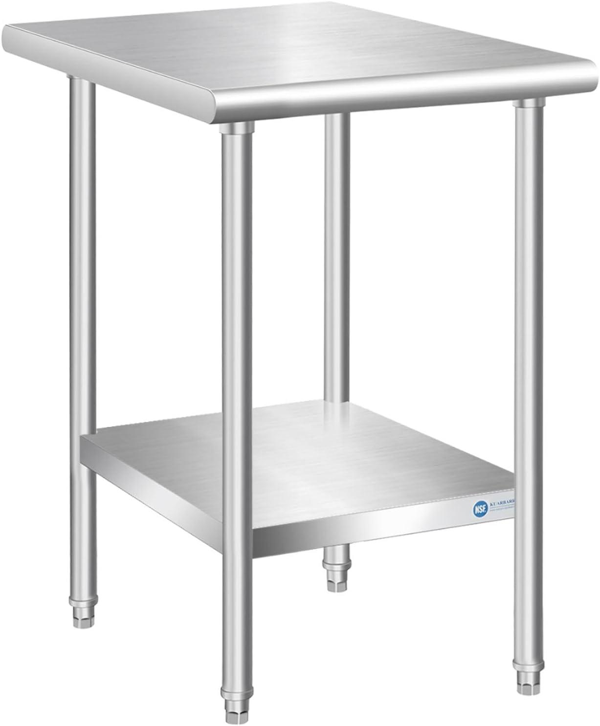 GRIDMANN NSF Stainless Steel Commercial Prep Table By GRIDMANN