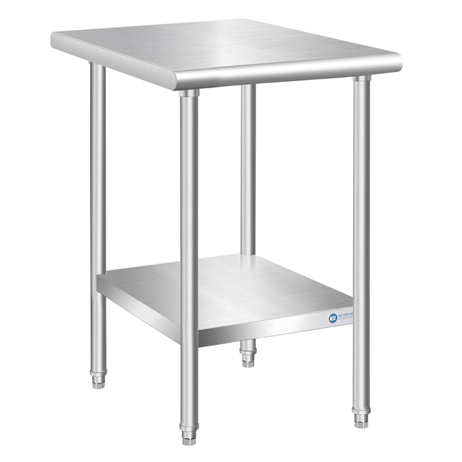 GRIDMANN NSF Stainless Steel Commercial Prep Table By GRIDMANN