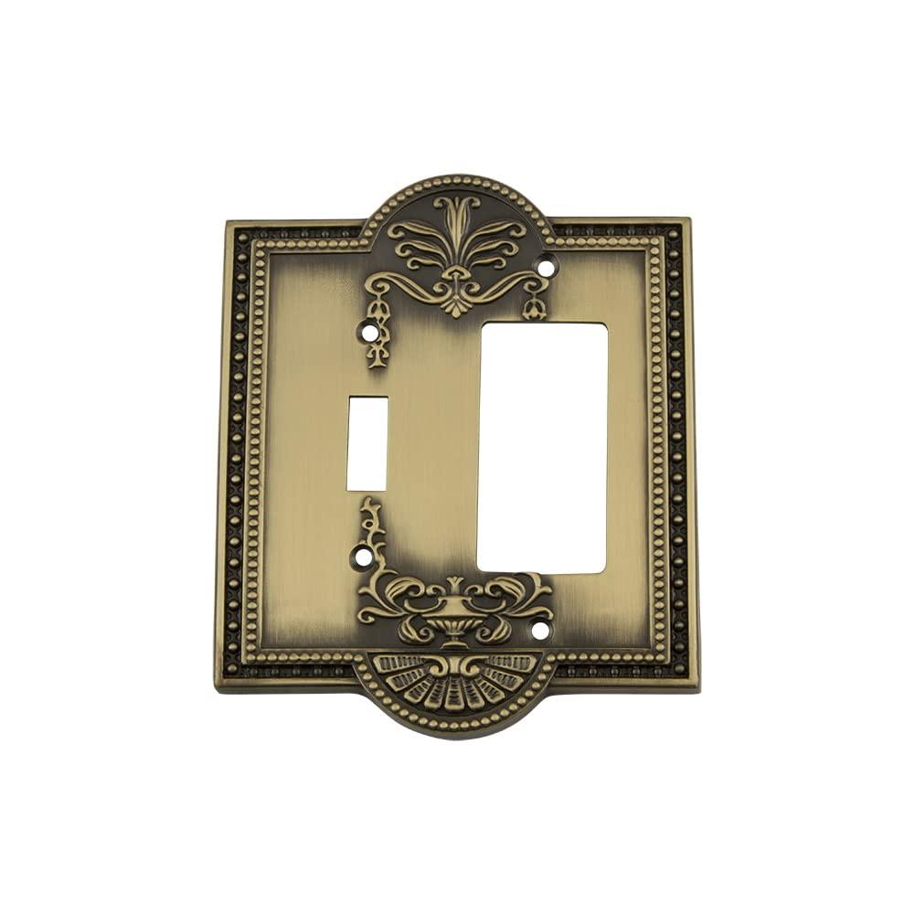 Meadows 2-Gang Toggle Light Switch / Rocker Combination Wall Plate