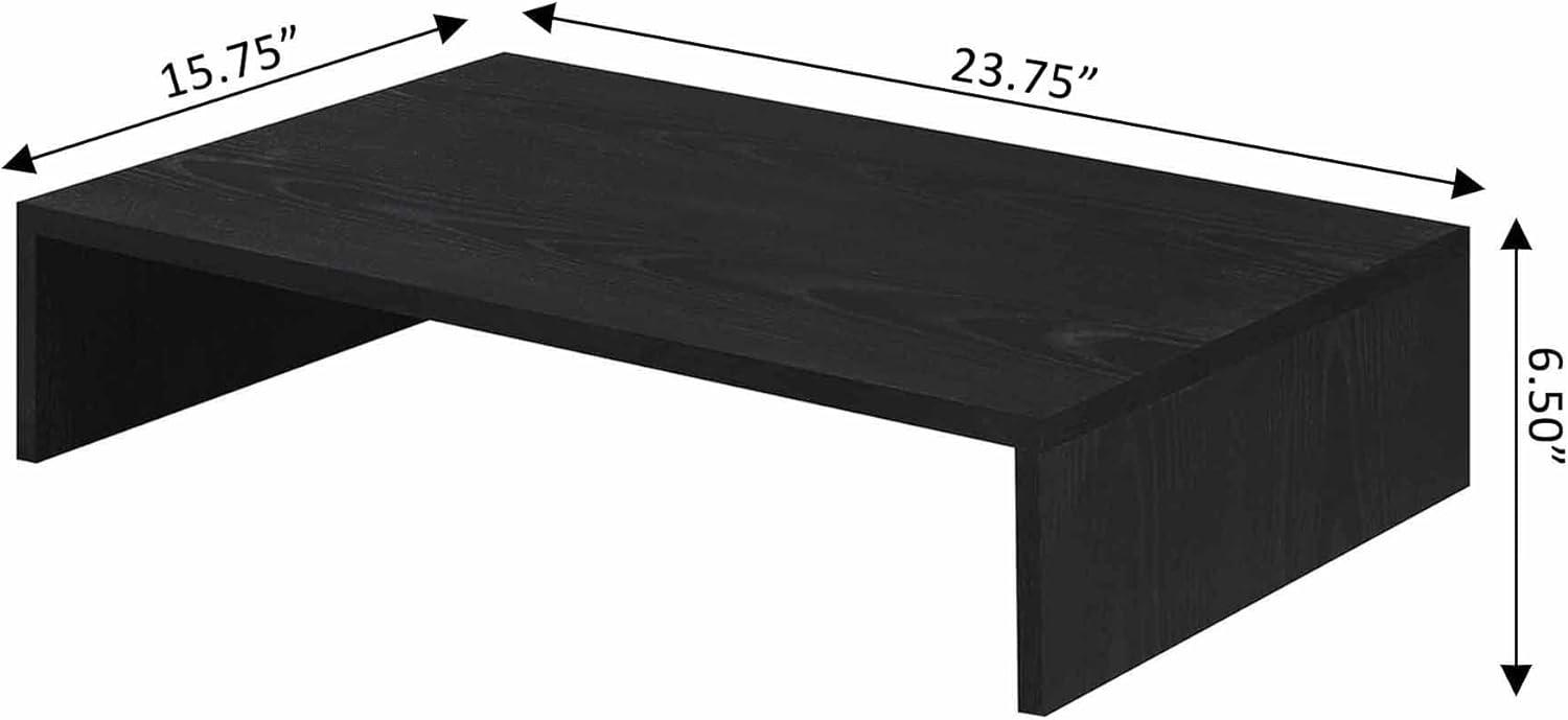 Convience Concept, Inc. Designs2Go Small TV/Monitor Riser for TVs up to 26 Inches Black