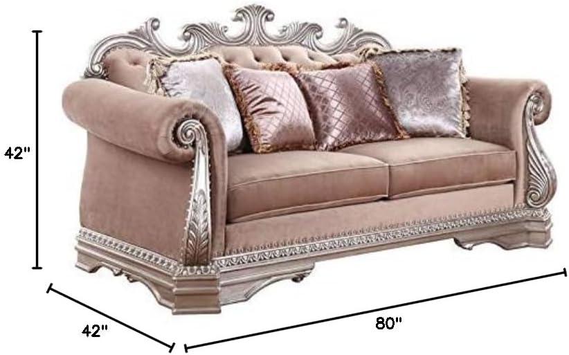 Andrew Home Studio Elfrieda 80'' Velvet Loveseat