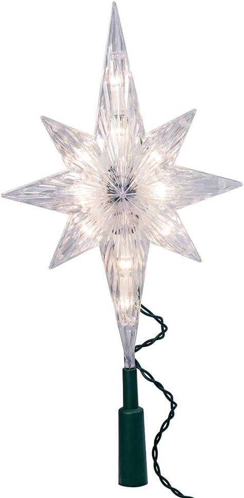 Kurt Adler 10 Light Indoor 11-Inch Bethlehem Star Treetop