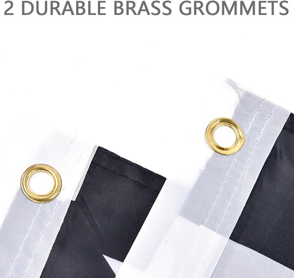 Thin Blue Line American Flags for Outside 3x5 US USA Police Flag Outdoor Vivid Color Fade Resistant Double Stitched Blue Line flag with Brass Grommets