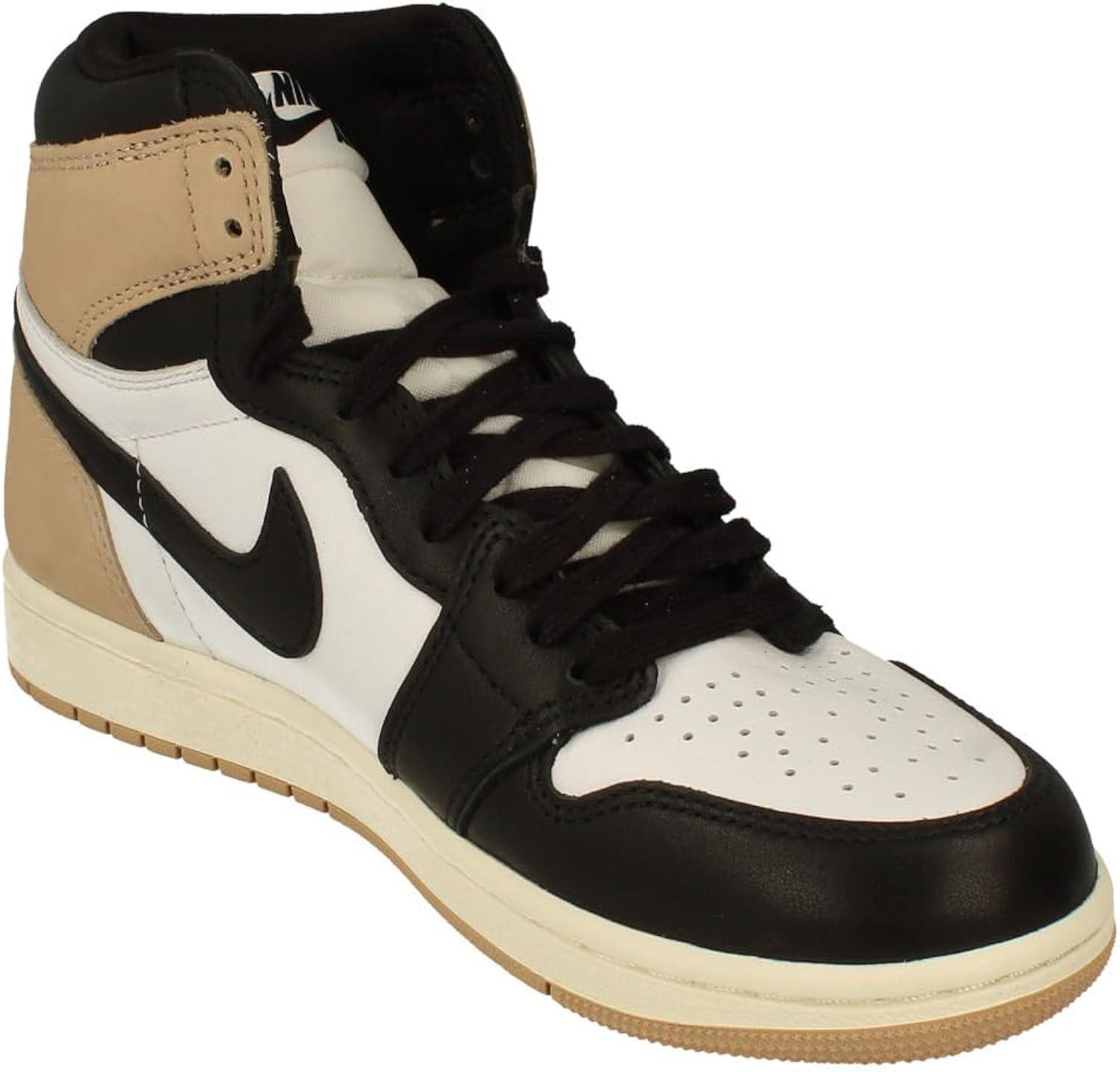 Women's Jordan 1 Retro HI OG Black/Legend MD Brown-White (FD2596 021) - 9.5