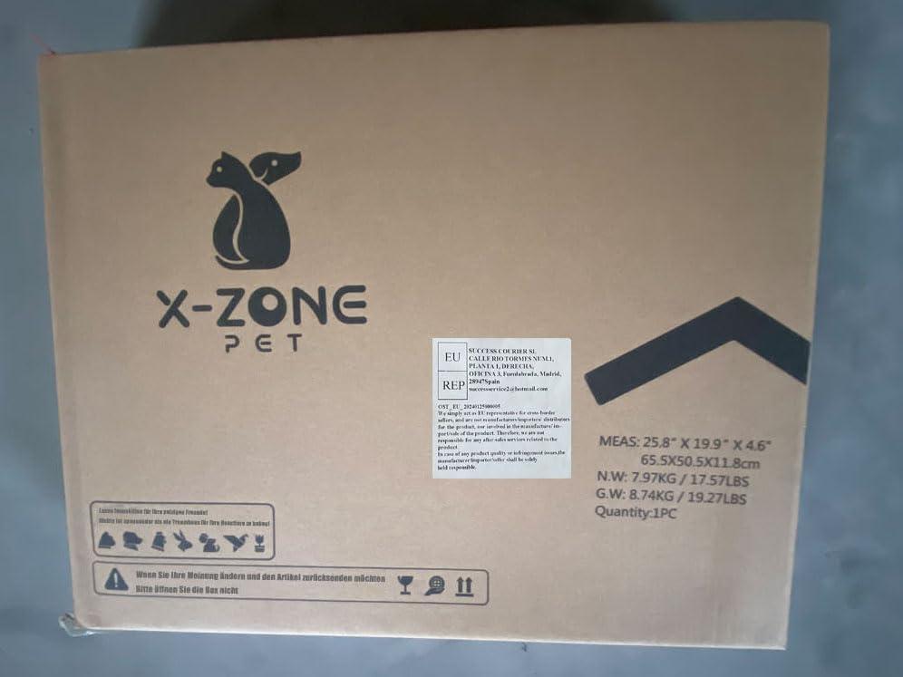 Aivituvin 110'' Extra Large Cat House Outdoor Walk-in Cat Enclosure Wooden Catio Cage with Bridges, Platforms, Rest Rooms, Roof Cover