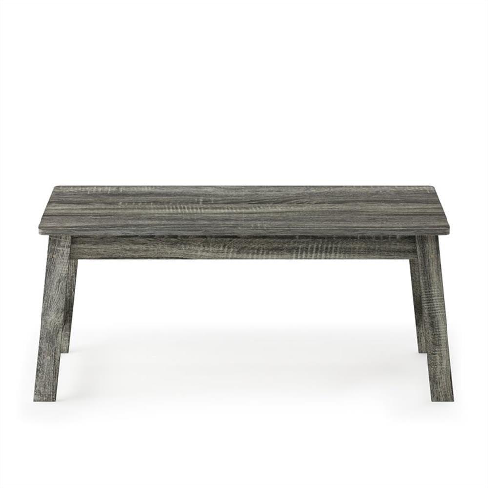 French Oak Grey Cottage Rectangular Wood Coffee Table