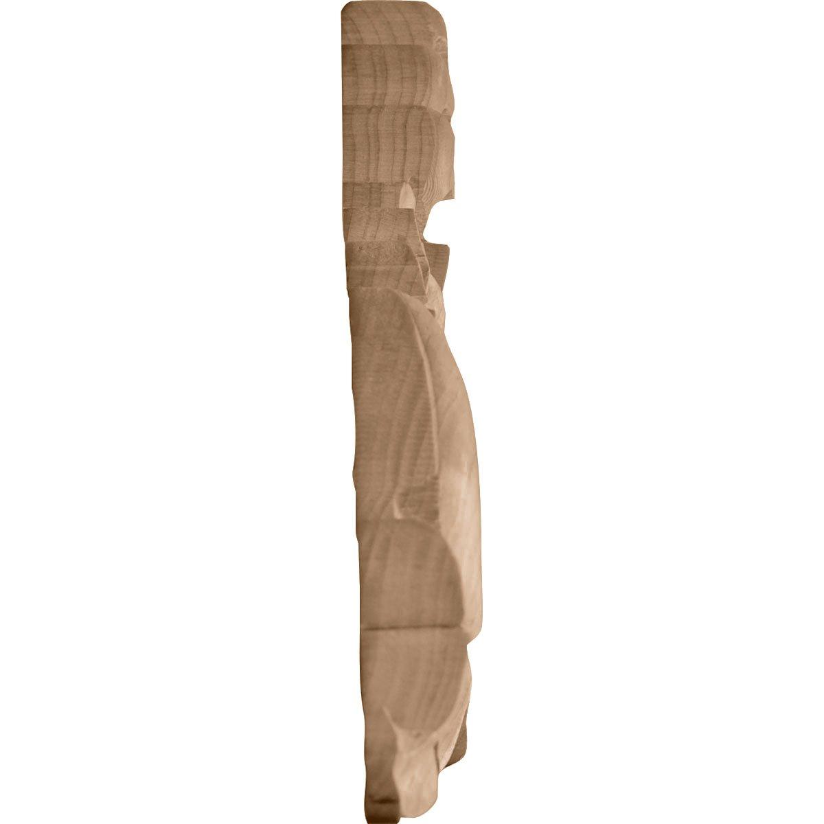 Ekena Millwork 24 1/8"W x 5 1/8"H x 3/4"D Medium Farmingdale Center with Scrolls, Maple