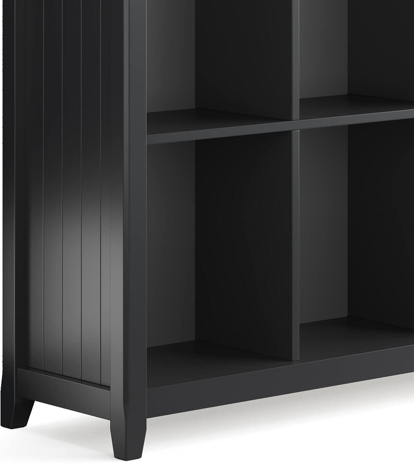 Simpli Home Acadian 57"W Solid Wood Storage Console Table