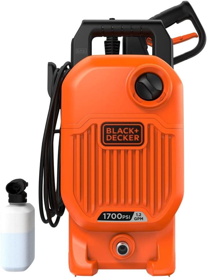 Black & Decker BEPW1700 1700 max PSI 1.2 GPM Corded Cold Water Pressure Washer