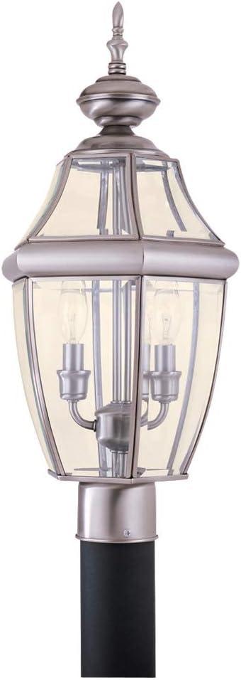 Lancaster 2-Light Traditional Outdoor Black Post Top